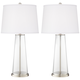 Square Clear Glass Fillable Table Lamp Set of 2 - #3D619 ...