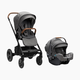 Nuna MIXX Next with Mag Buckle and PIPA Rx Travel System - Granite