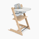 Stokke Tripp Trapp High Chair Complete - Oak Natural/Nordic Blue Cushion/White Tray