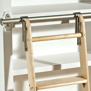Featured image of post Rolling Ladder For Bookshelf / Van dyke&#039;s library ladder kits contain all the hardware you need to build your own library ladder without paying a high premium to contractors.