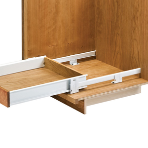 Floor Mounted Drawer Slides With Metal Sides