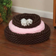 la doggie vita plush donut dog bed