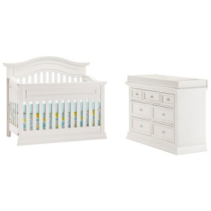 white small crib