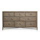 Riverside Sophie 8 Drawer Dresser in Natural 50390