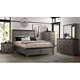 Elements International Wade 2-Piece Bedroom Set in Gray