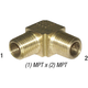 Elbow 28-267 Brass 1/4in MPT x 1/4in MPT
