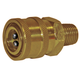 Quick-Disconnect Socket Brass 1/4in MPT
