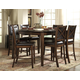 Homelegance Verona 7pc Counter Height Table Set in Distressed Amber by ...