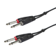 Monoprice 3 Meter (10ft) Dual 1/4in TS Male Instrument Cable