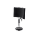Stage Right by Monoprice Portable and Foldable Microphone Isolation Shield w/ Desktop Stand