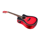 Monoprice Idyllwild Foothill Acoustic Electric Guitar with Tuner, Pickup, and Gig Bag, Red Burst