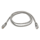 Monoprice Cat5e 3ft Gray Patch Cable, UTP, 24AWG, 350MHz, Pure Bare Copper, Snagless RJ45, Fullboot Series Ethernet Cable