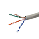 Monoprice Cat5e Ethernet Bulk Cable - Solid, 350MHz, STP, CM, Pure Bare Copper Wire, 24AWG, 1000ft, Gray