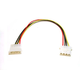 Monoprice Molex Internal DC Power Extension Cable, 1x 5.25in Male to 1x 5.25in Female, 12in