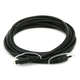 Monoprice S/PDIF Digital Optical Audio Cable, Toslink to Mini Toslink, 12ft