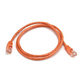 Monoprice Cat5e 3ft Orange Patch Cable, UTP, 24AWG, 350MHz, Pure Bare Copper, Snagless RJ45, Fullboot Series Ethernet Cable