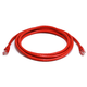 Monoprice Cat5e 7ft Red Patch Cable, UTP, 24AWG, 350MHz, Pure Bare Copper, Snagless RJ45, Fullboot Series Ethernet Cable