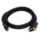 Monoprice 6ft 24AWG CL2 High Speed HDMI to DVI Adapter Cable with Net Jacket, Black