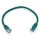 Monoprice Cat6 1ft Green Patch Cable, UTP, 24AWG, 550MHz, Pure Bare Copper, Snagless RJ45, Fullboot Series Ethernet Cable