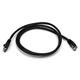 Monoprice Cat6 3ft Black Patch Cable, UTP, 24AWG, 550MHz, Pure Bare Copper, Snagless RJ45, Fullboot Series Ethernet Cable