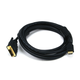 Monoprice High Speed HDMI Cable to DVI Adapter Cable 10ft - with Ferrite Cores Black