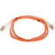 Monoprice OM1 Fiber Optic Cable - LC/LC, UL, 62.5/125 Type, Multi-Mode, Orange, 2m, Corning