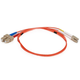 Monoprice OM1 Fiber Optic Cable - LC/SC, UL, 62.5/125 Type, Multi-Mode, Orange, 1m, Corning