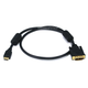 Monoprice High Speed HDMI Cable to DVI Adapter Cable 3ft - with Ferrite Cores Black