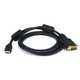 Monoprice 6ft 28AWG HDMI to M1-D (P&D) Cable, Black