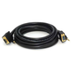 Monoprice 15ft Super VGA HD15 M/M CL2 Rated Cable with Stereo Audio and Triple Shielding (Gold Plated)