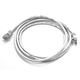 Monoprice Cat6 5ft White Patch Cable, UTP, 24AWG, 550MHz, Pure Bare Copper, Snagless RJ45, Fullboot Series Ethernet Cable