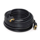 Monoprice 50ft Super VGA M/F CL2 Rated (For In-Wall Installation) Cable with Ferrites (Gold Plated)