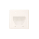 Monoprice 2-Gang Recessed Low Voltage Cable Wall Plate, White