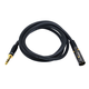 Monoprice 6ft Premier Series XLR Male to 1/4in TRS Male Cable, 16AWG (Gold Plated)
