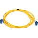 Monoprice Single-Mode Fiber Optic Cable - LC/LC, UL, 9/125 Type, Duplex, Yellow, 3m, Corning
