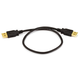Monoprice USB-A to USB-A 2.0 Cable - 28/24AWG, Gold Plated, Black, 1.5ft