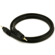 Monoprice 3ft Premium 3.5mm Stereo Male to 3.5mm Stereo Male 22AWG Cable (Gold Plated) - Black
