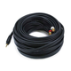 Monoprice 50ft Premium 3.5mm Stereo Male to 2RCA Male 22AWG Cable (Gold Plated) - Black