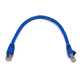Monoprice Cat6A Ethernet Patch Cable - Snagless RJ45, Stranded, 550MHz, STP, Pure Bare Copper Wire, 10G, 26AWG, 1ft, Blue
