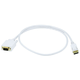 Monoprice 3ft 28AWG DisplayPort to VGA Cable, White