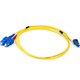 Monoprice Single-Mode Fiber Optic Cable - LC/SC, UL, 9/125 Type, Duplex, Yellow, 1m, Corning