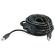 Monoprice USB-A to USB-B 2.0 Cable - Active, 28/24AWG, Black, 33ft