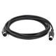 Monoprice 10ft MIDI Cable with 5 Pin DIN Plugs - Black