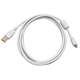 Monoprice USB-A to Micro B 2.0 Cable - 5-Pin, 28/24AWG, Gold Plated, White, 6ft