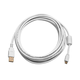 Monoprice USB-A to Micro B 2.0 Cable - 5-Pin, 28/24AWG, Gold Plated, White, 15ft
