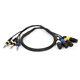 Monoprice 3ft 4-Channel TRS Male to XLR Female Snake Cable