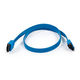 Monoprice 18in SATA 6Gbps Cable with Locking Latch - Blue