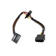 Monoprice 12in 4pin MOLEX Male to 2x 15pin SATA II Female Power Cable (Net Jacket)