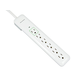 Monoprice 6 Outlet Slim Surge Protector Power Strip - 540 Joules, Clamping Voltage 500V