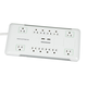 Monoprice 12 Outlet Power Surge Protector with 2 Built-In USB Charger Ports - 3420 Joules